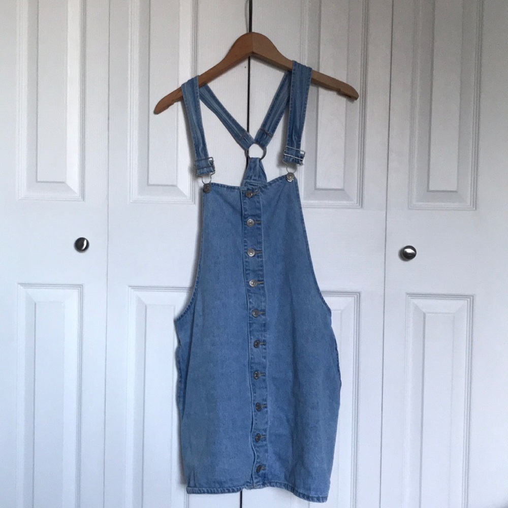 Forever 21 dress jean overalls